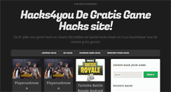 Desktop Screenshot of hacks4you.nl