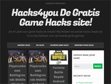 Tablet Screenshot of hacks4you.nl